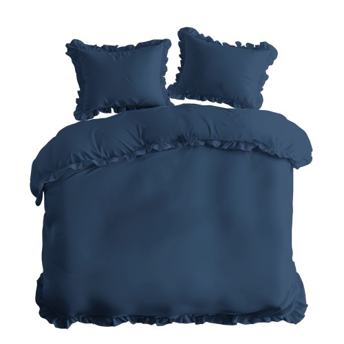 pościel z falbaną denim detexpol