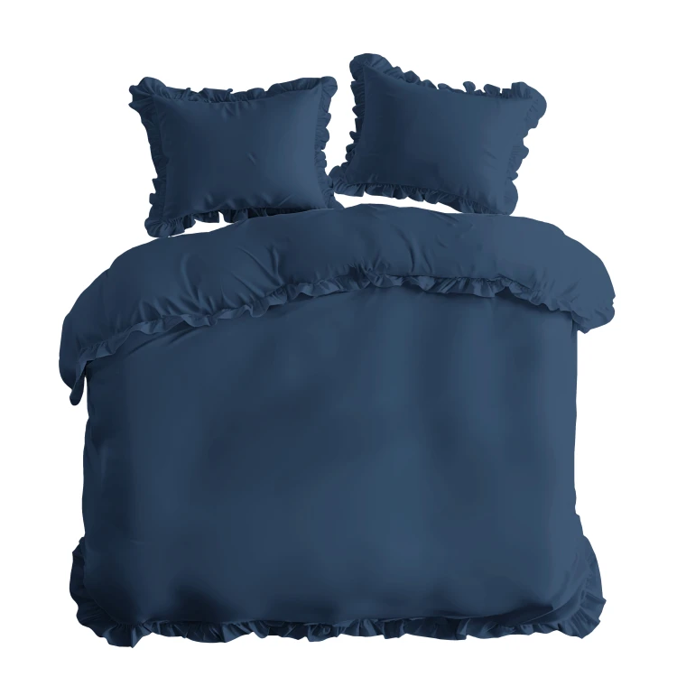 pościel z falbaną denim detexpol