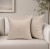 poszewka 40x40 z adamaszku sand beige
