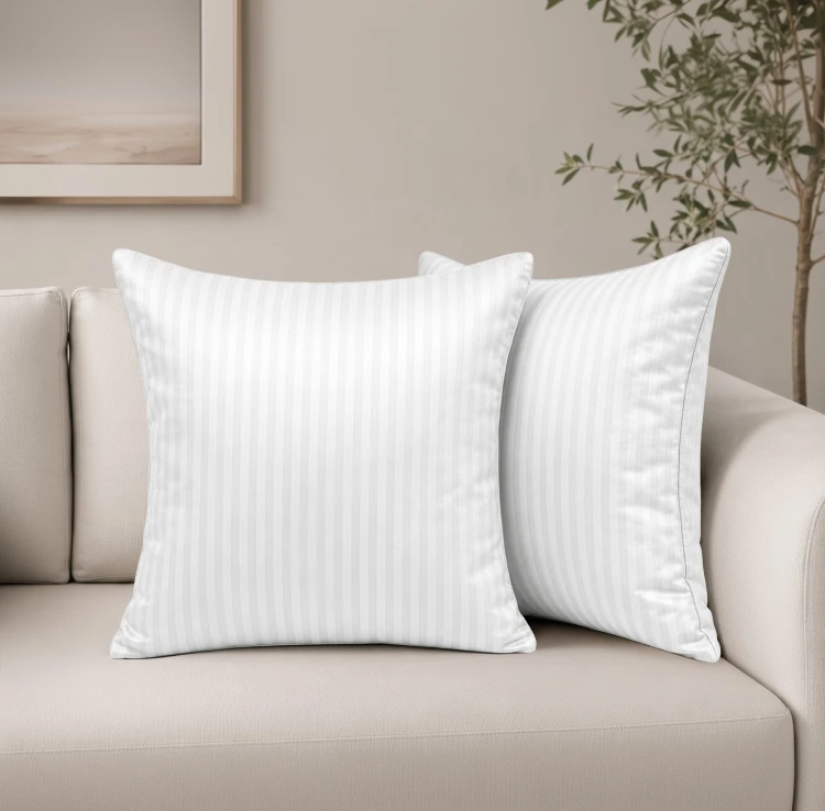 poszewka 50x60 z adamaszku white