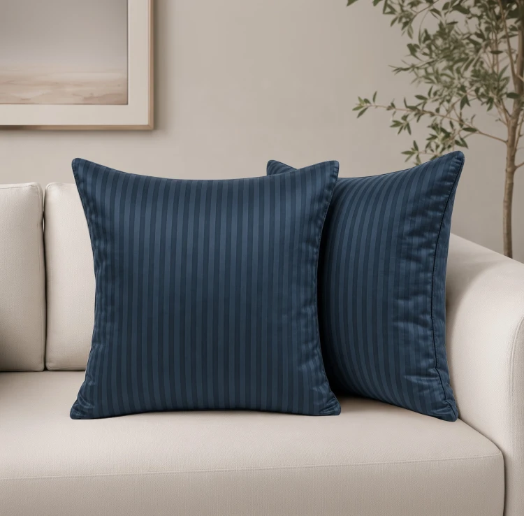 poszewka 50x60 z adamaszku denim