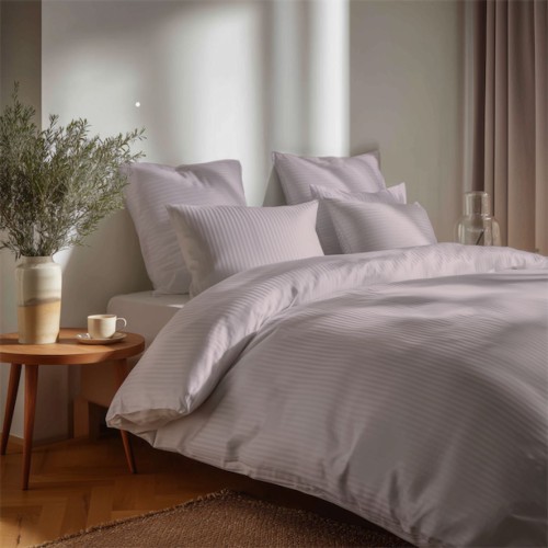 komplet pościeli hotelowy różowy