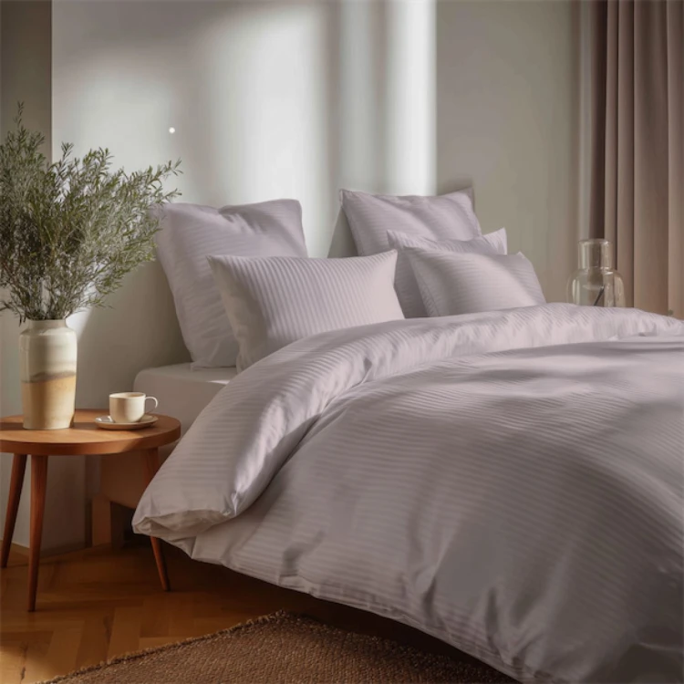 komplet pościeli hotelowy różowy