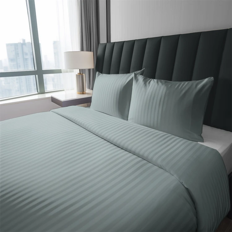komplet pościeli hotelowy szałwia