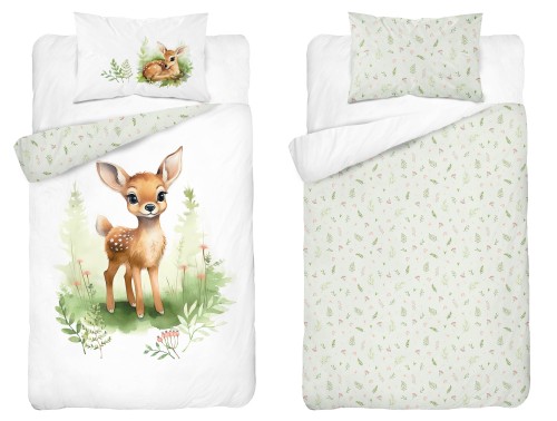 poduszka i kołderka jelonek bambi dla dzieci