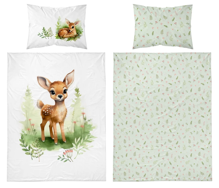 komplet pościeli dziecięcej sarenka bambi