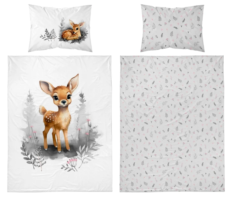 komplet pościeli dziecięcej sarenka bambi