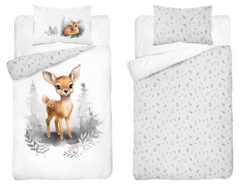 poduszka i kołderka jelonek bambi dla dzieci