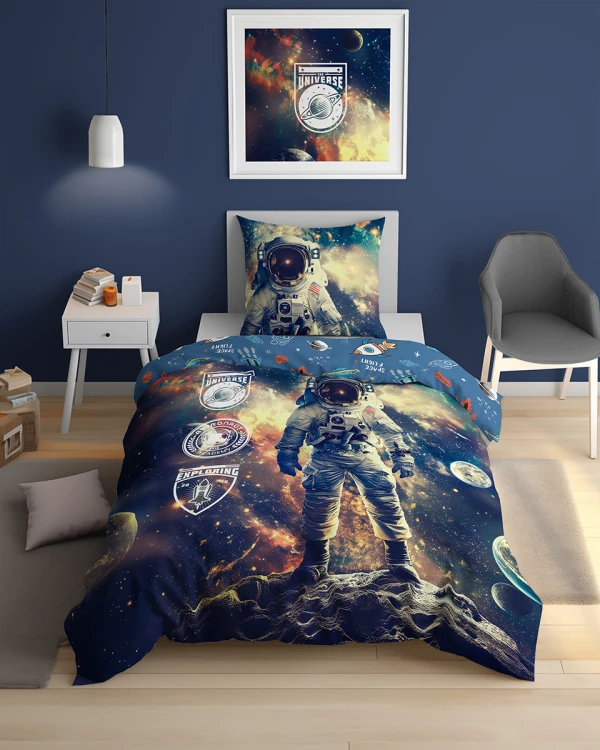 pościel z astronautą na księżycu 5869A