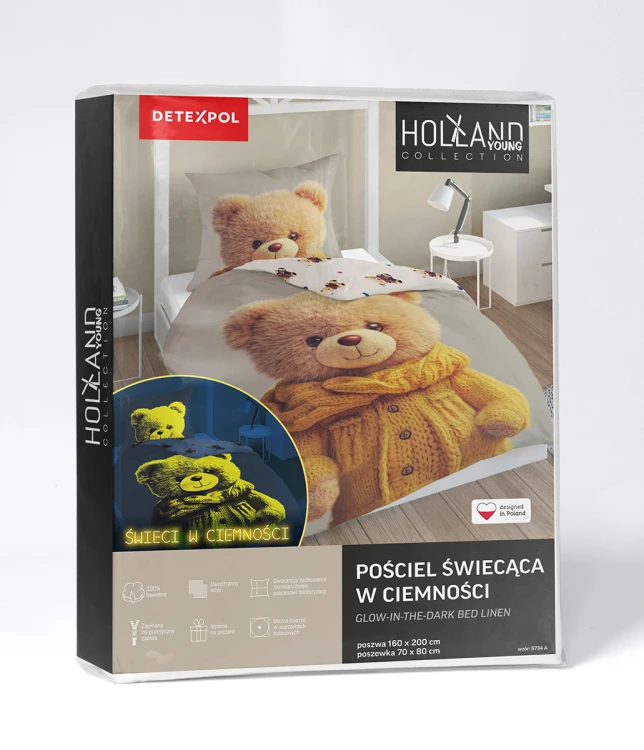 pościel z misiem 140x200 5734A opakowanie