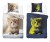komplet pościeli bawełnianej 140x200+70x80 kotek kot FLUO