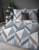 komplet pościeli flanelowej wzór geometryczny 220x200
