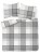 pościel 160/220 flanelowa bawełna kratka 6037B detexpol