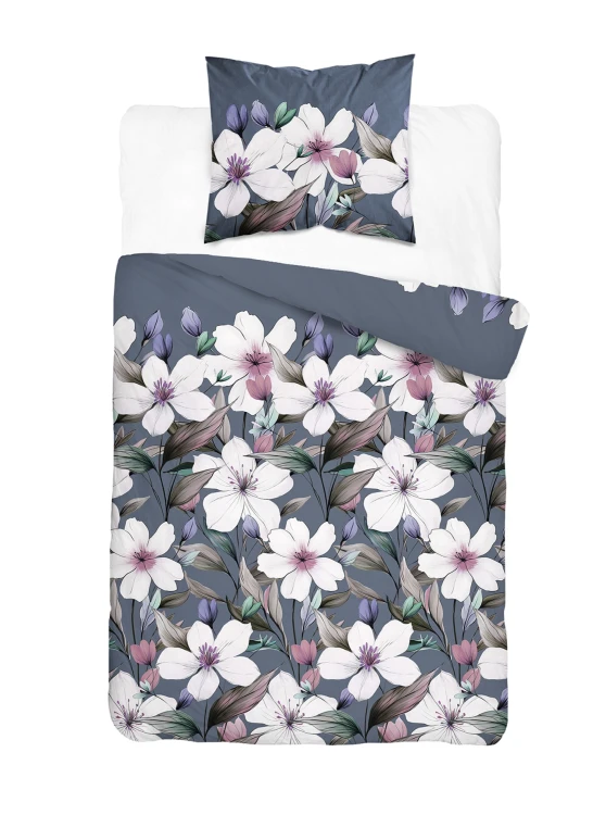 pościel 140x200 flanelowa bawełna 6045AB detexpol