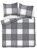 pościel 160/220 flanelowa bawełna kratka 6049A detexpol