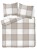 pościel 160/220 flanelowa bawełna kratka 6049B detexpol