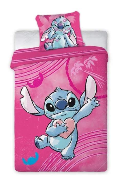 pościel 160x200 lilo i stitch disney bawełniana