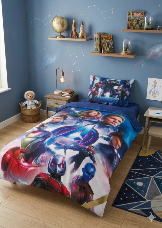 pościel młodzieżowa kapitan ameryka hulk iron man marvel